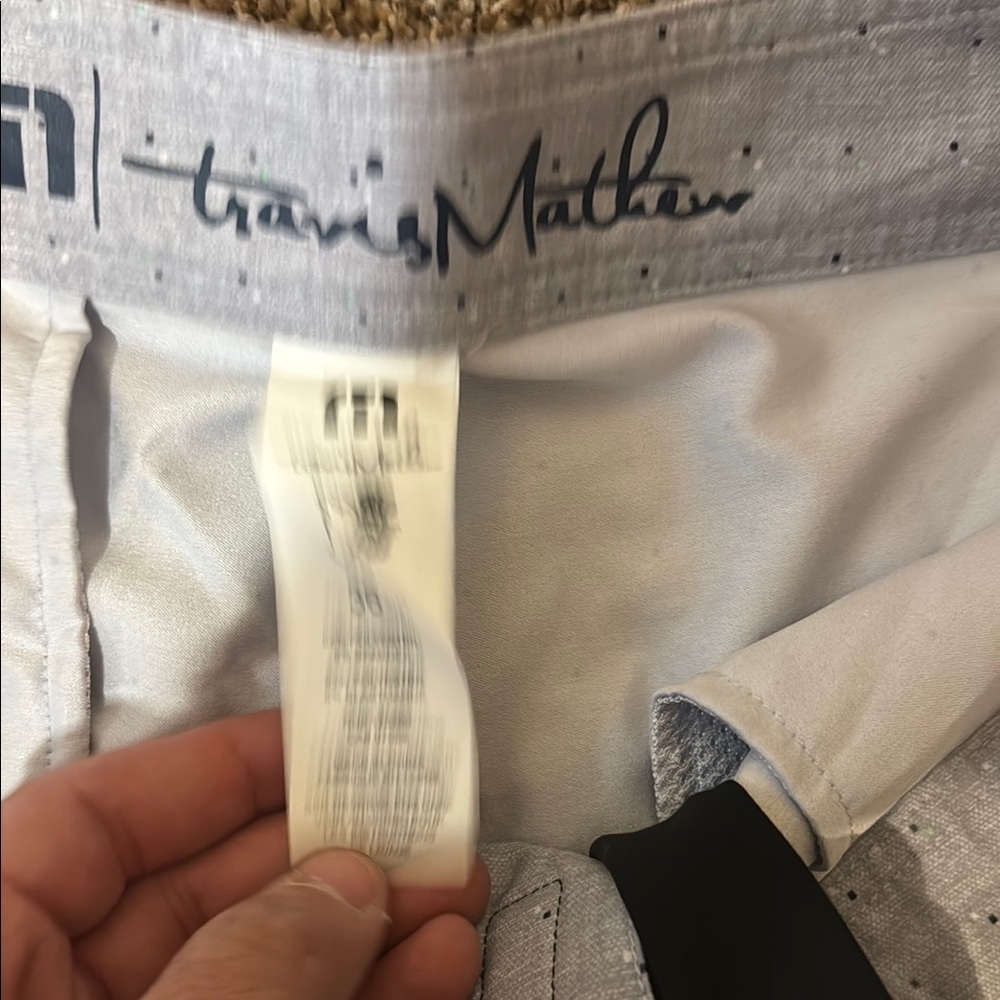 Travis Matthew Gray Patterned Swimming casual Shorts - Picture 4 of 4